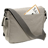 Fullsize Canvas Messenger Bag with Laptop Storage